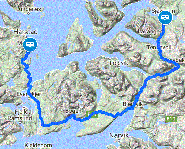 01082018 Route Gateway to Lofoten