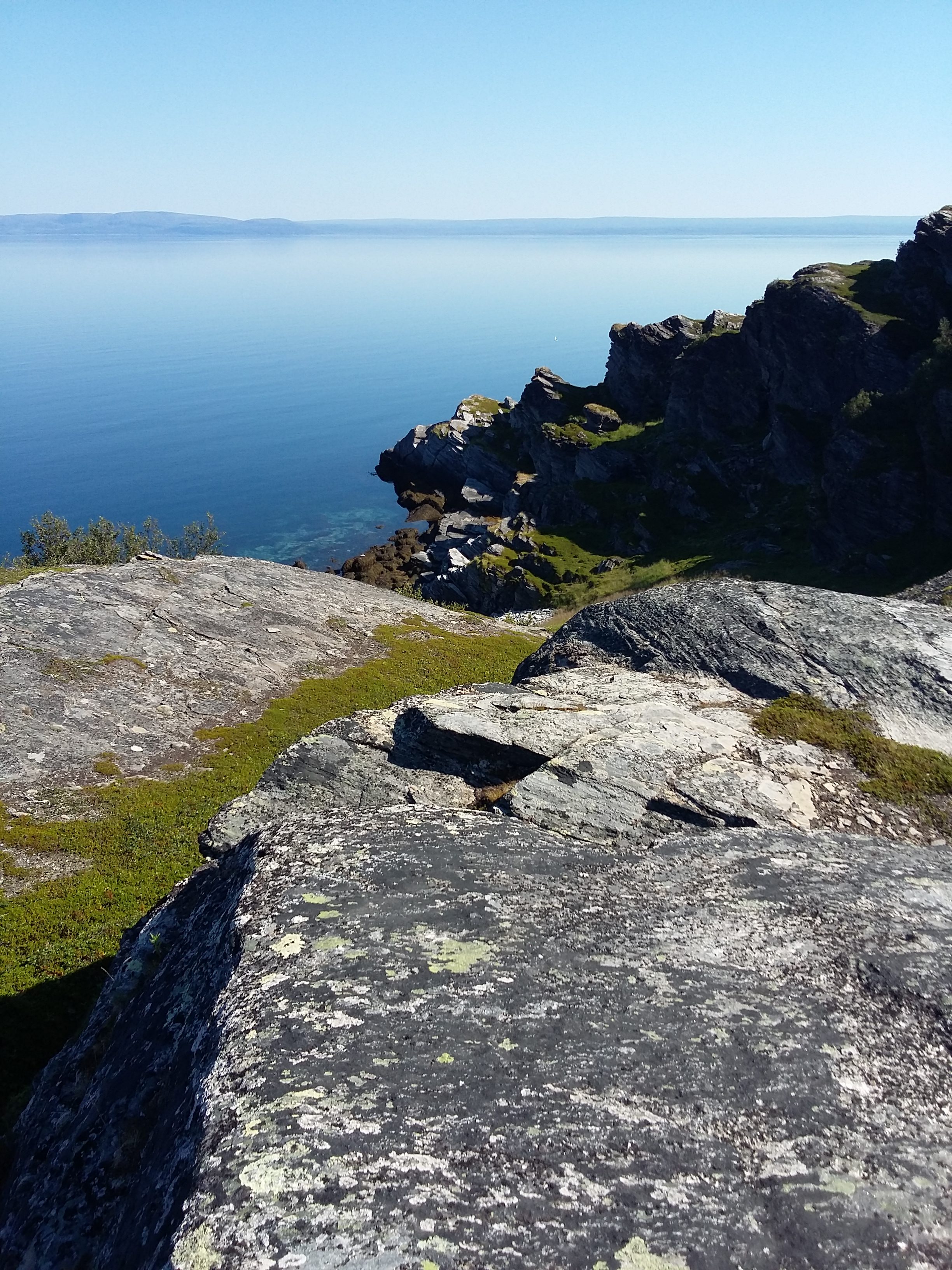 Rock view over Porsengerfjord