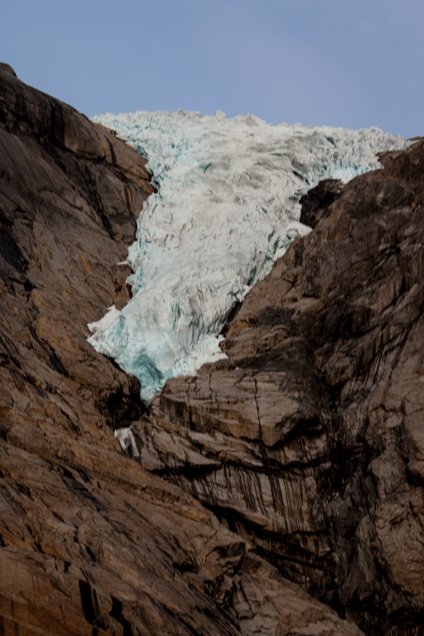 Glacier Close Up - Melkevoll Bretun