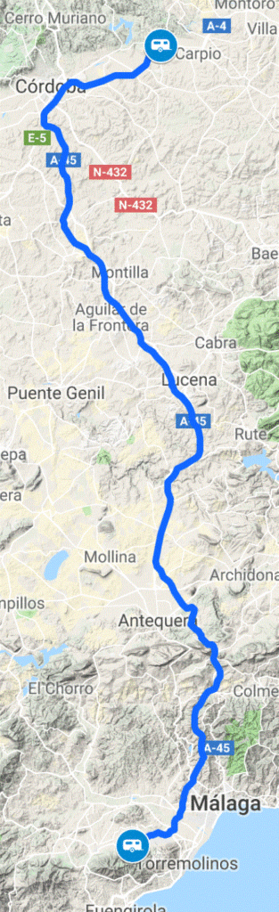 Malaga Monte Parc 25.03.2019 Route