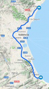 South To Find Sand - Route to Monmar Caravan Touring Europe