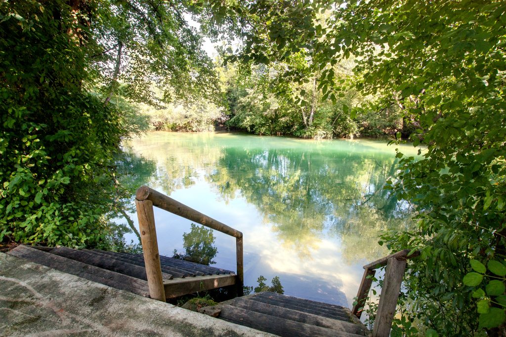 Plitvice Lakes National Park Campsite Slapic River Swimming Area