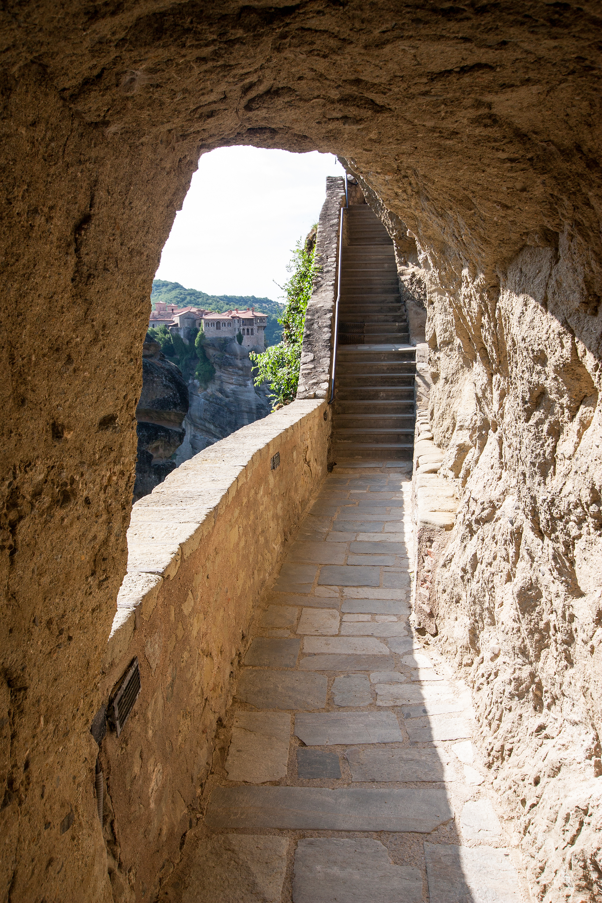 Stone Arch Before climbing the stairs