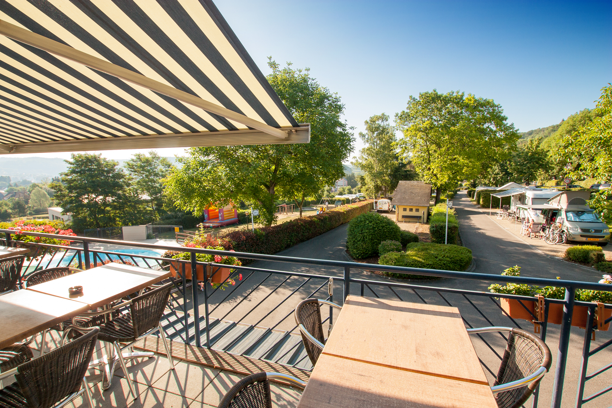 Camping Krounebierg Restaurant Terrace